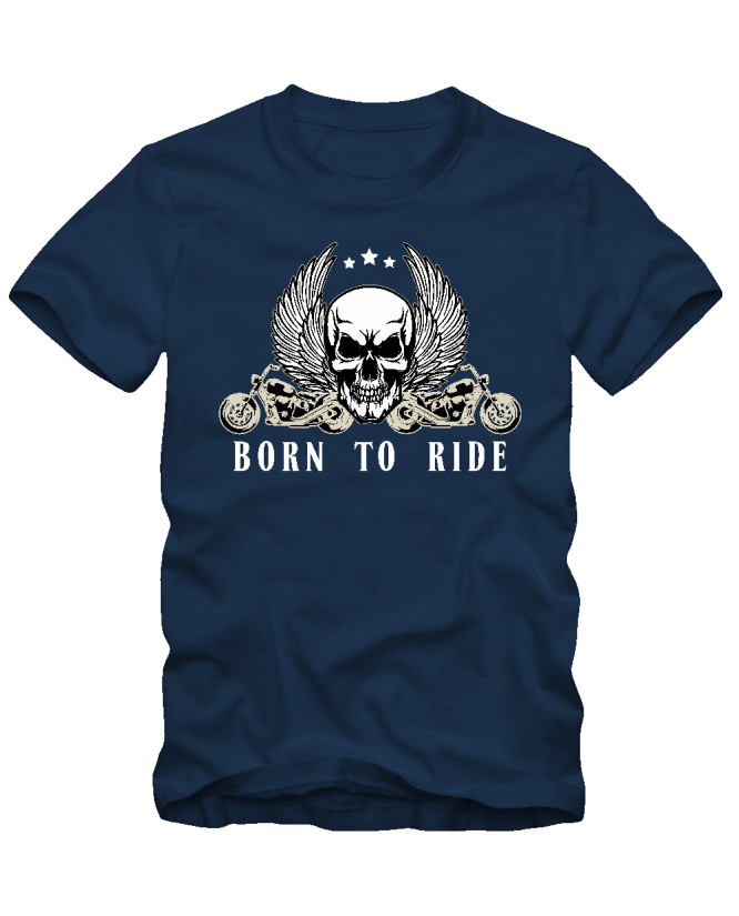 Marškinėliai Born to ride Marškinėliai Born to ride